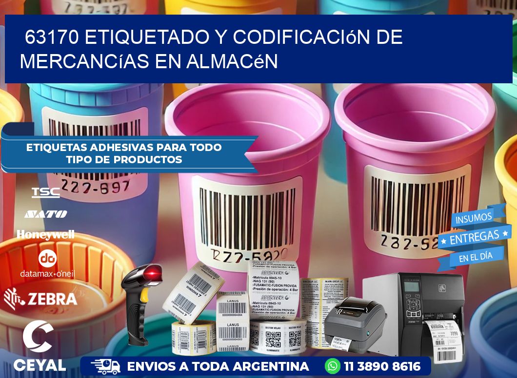 63170 Etiquetado y codificación de mercancías en almacén