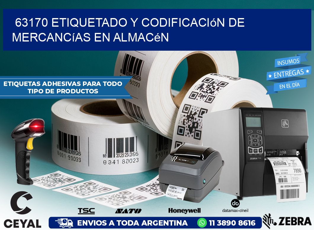 63170 Etiquetado y codificación de mercancías en almacén