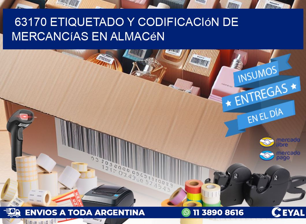 63170 Etiquetado y codificación de mercancías en almacén