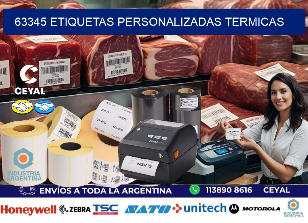 63345 Etiquetas personalizadas termicas
