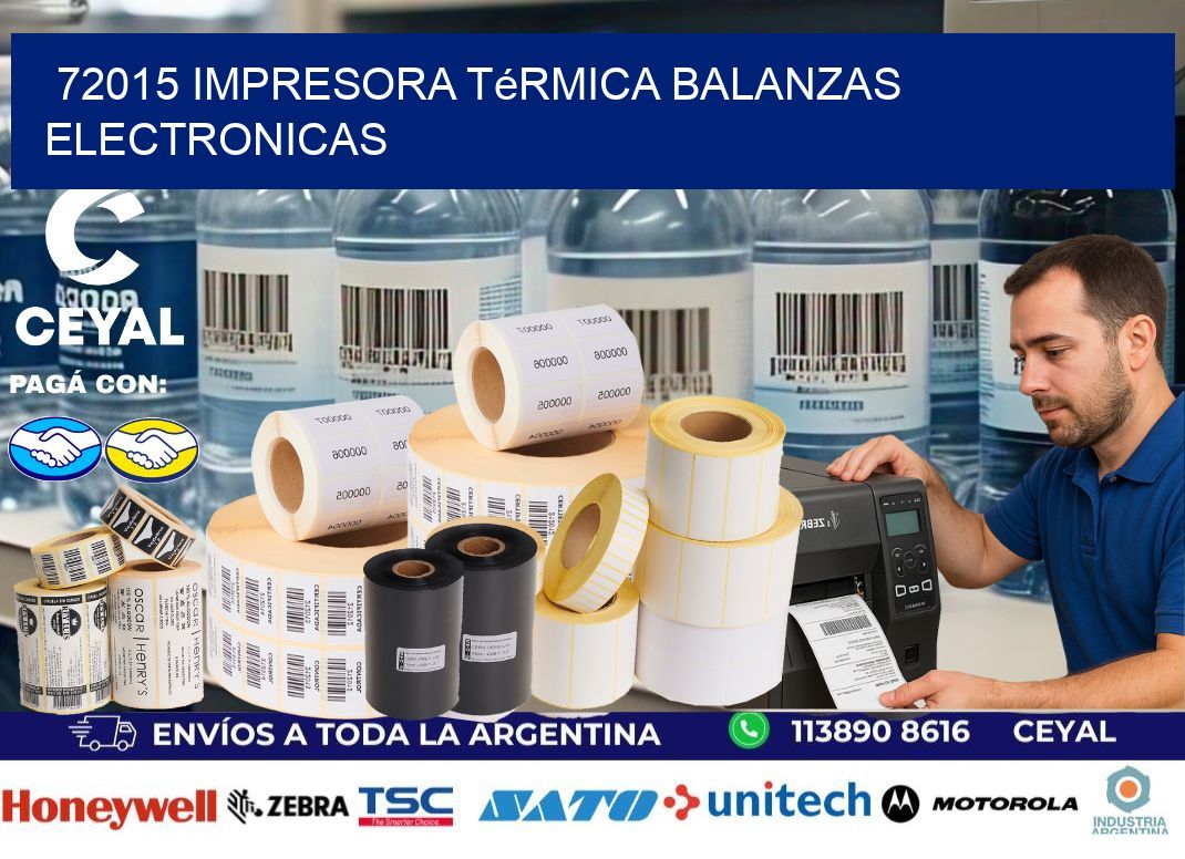 72015 impresora térmica balanzas electronicas