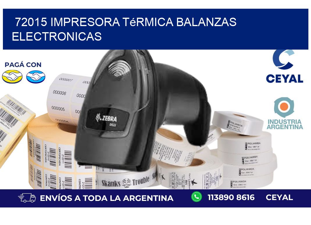 72015 impresora térmica balanzas electronicas