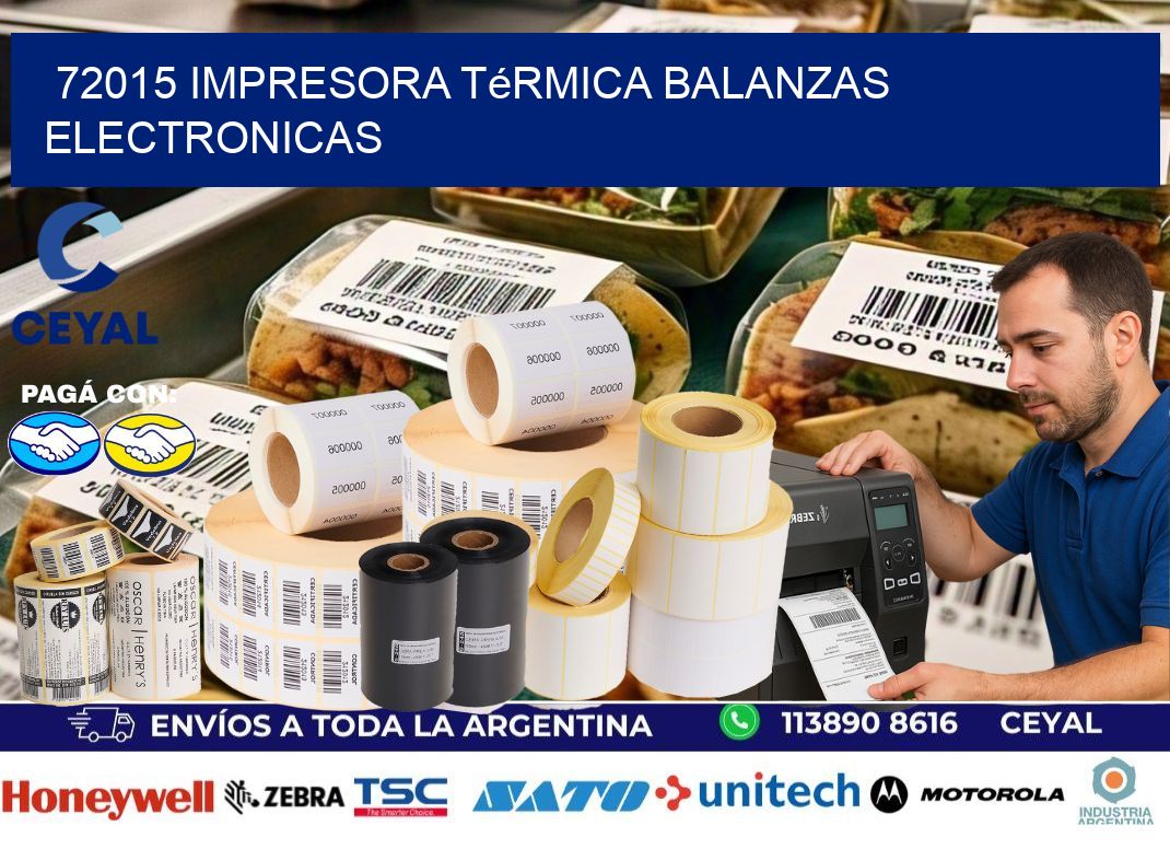 72015 impresora térmica balanzas electronicas