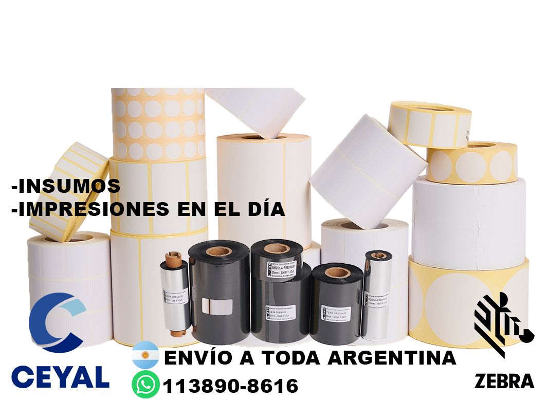 73310 Rollo Etiquetas Térmicas 50mm X 50mm Autoadhesivas