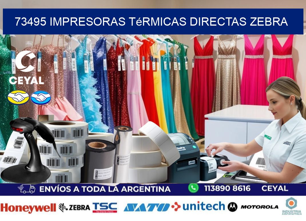 73495 impresoras térmicas directas zebra