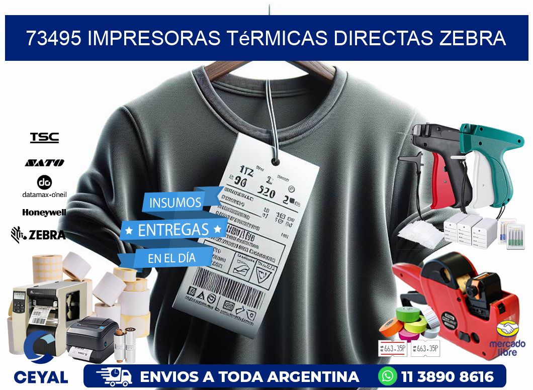 73495 impresoras térmicas directas zebra