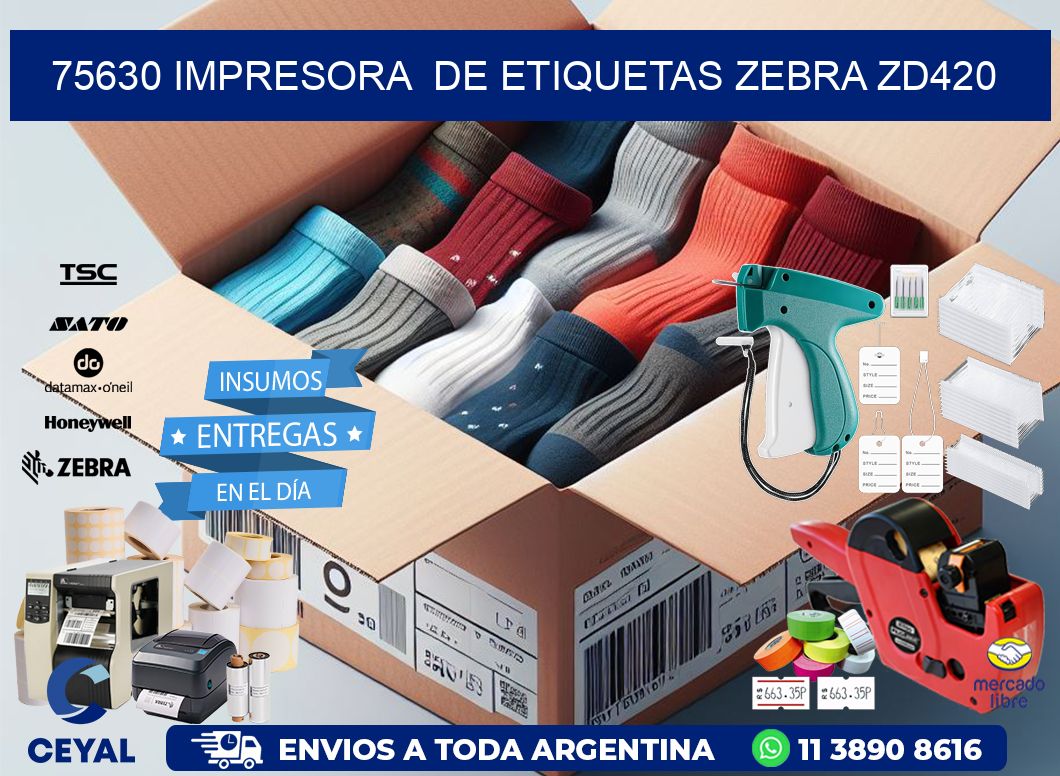 75630 impresora  de etiquetas Zebra ZD420