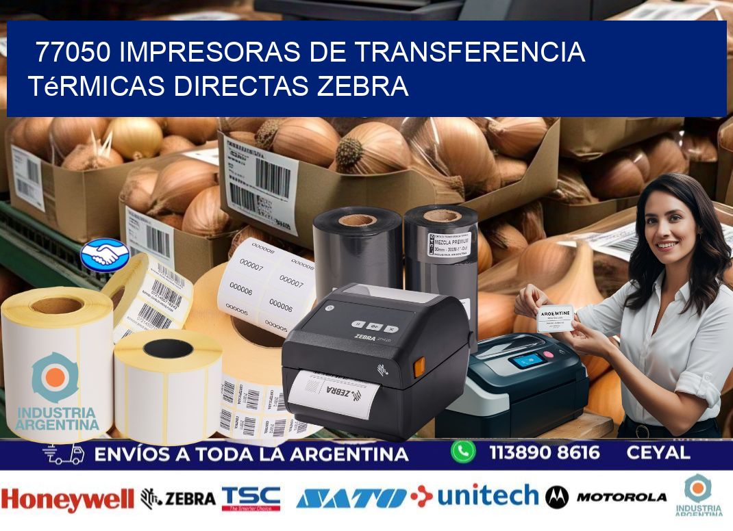 77050 impresoras de Transferencia  térmicas directas zebra