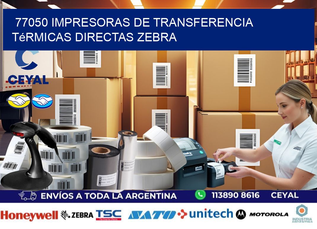 77050 impresoras de Transferencia  térmicas directas zebra