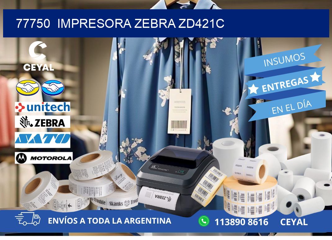 77750  Impresora Zebra zd421c