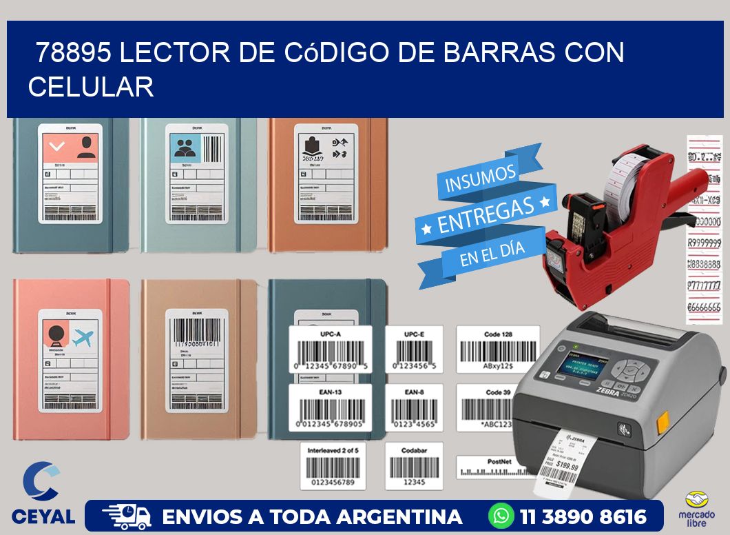 78895 Lector de código de barras con celular