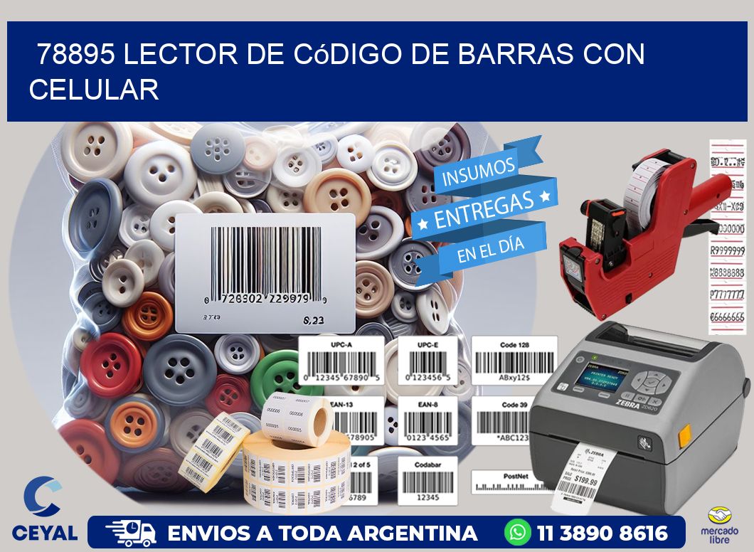 78895 Lector de código de barras con celular