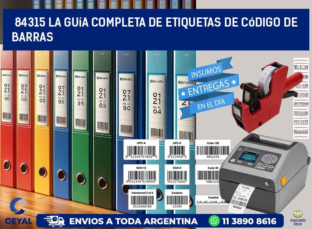 84315 La guía completa de etiquetas de código de barras
