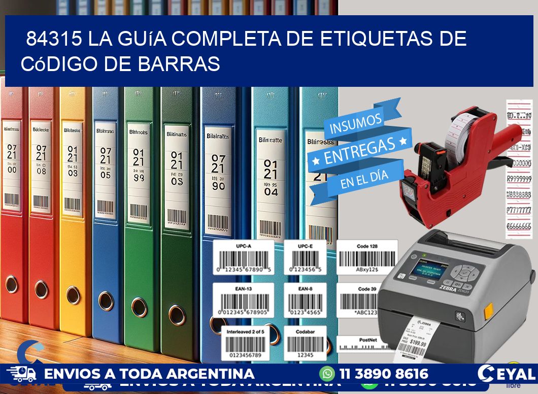 84315 La guía completa de etiquetas de código de barras