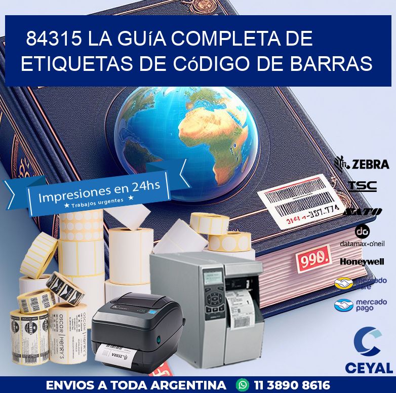 84315 La guía completa de etiquetas de código de barras