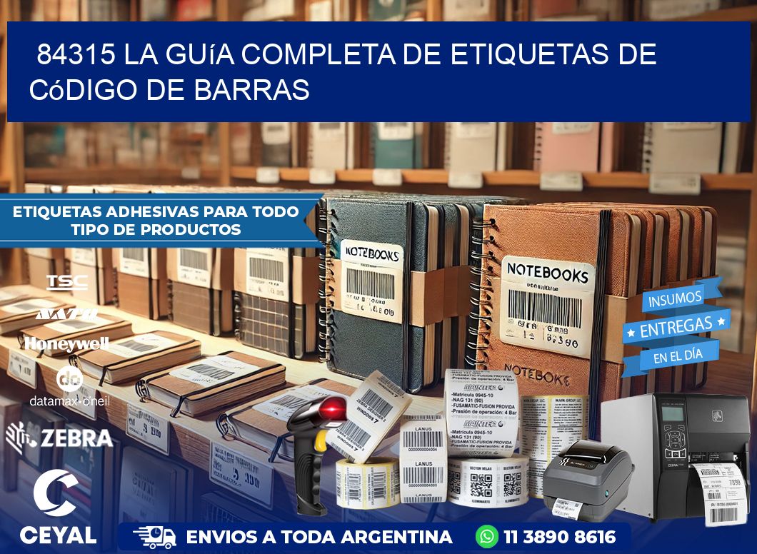 84315 La guía completa de etiquetas de código de barras