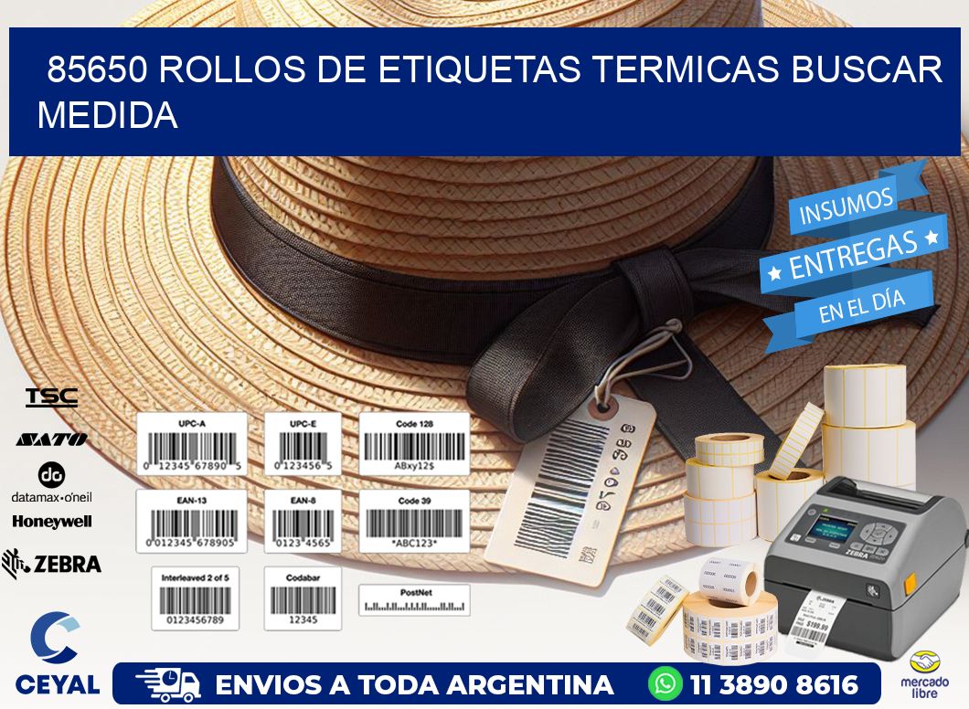 85650 rollos de etiquetas termicas buscar medida