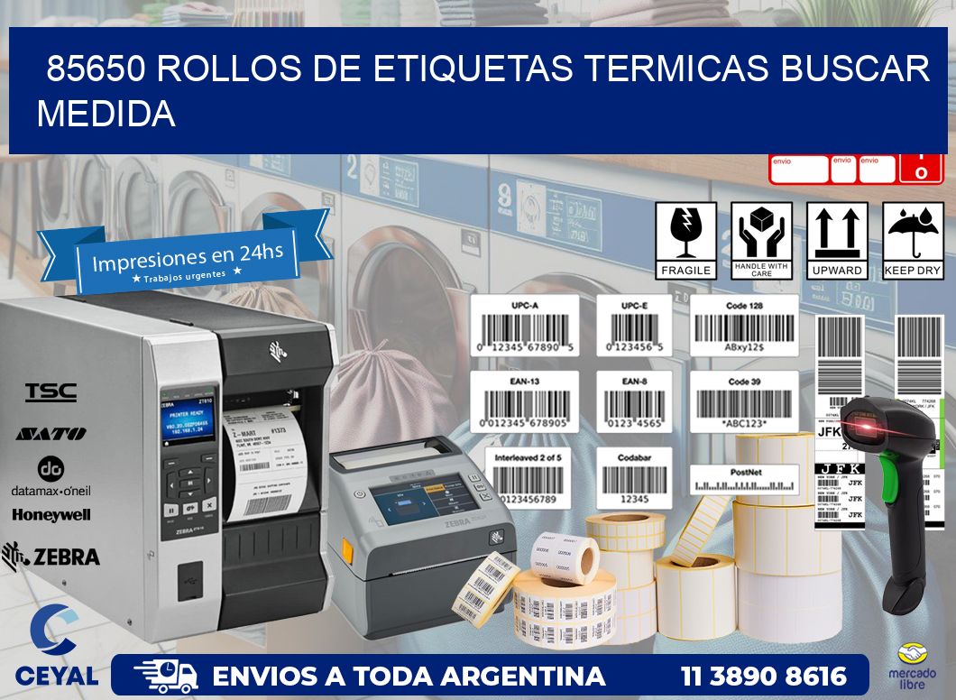 85650 rollos de etiquetas termicas buscar medida