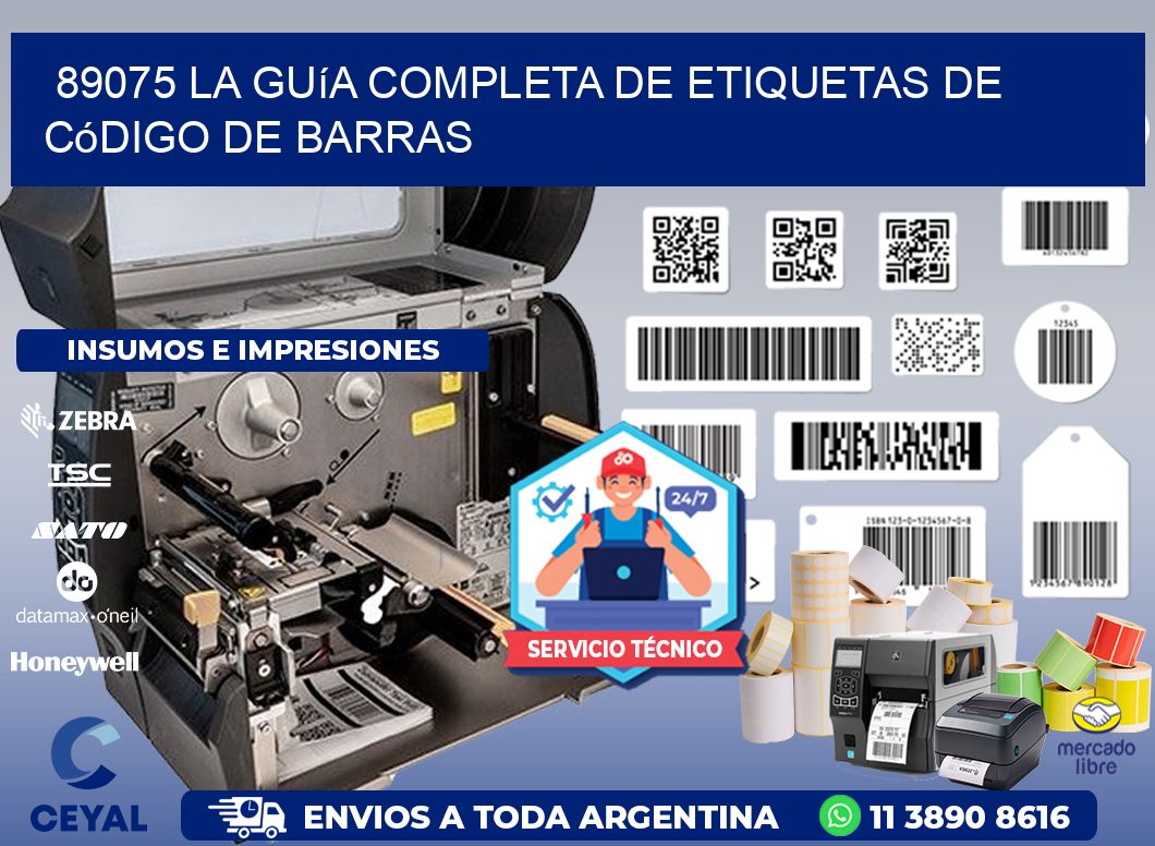 89075 La guía completa de etiquetas de código de barras