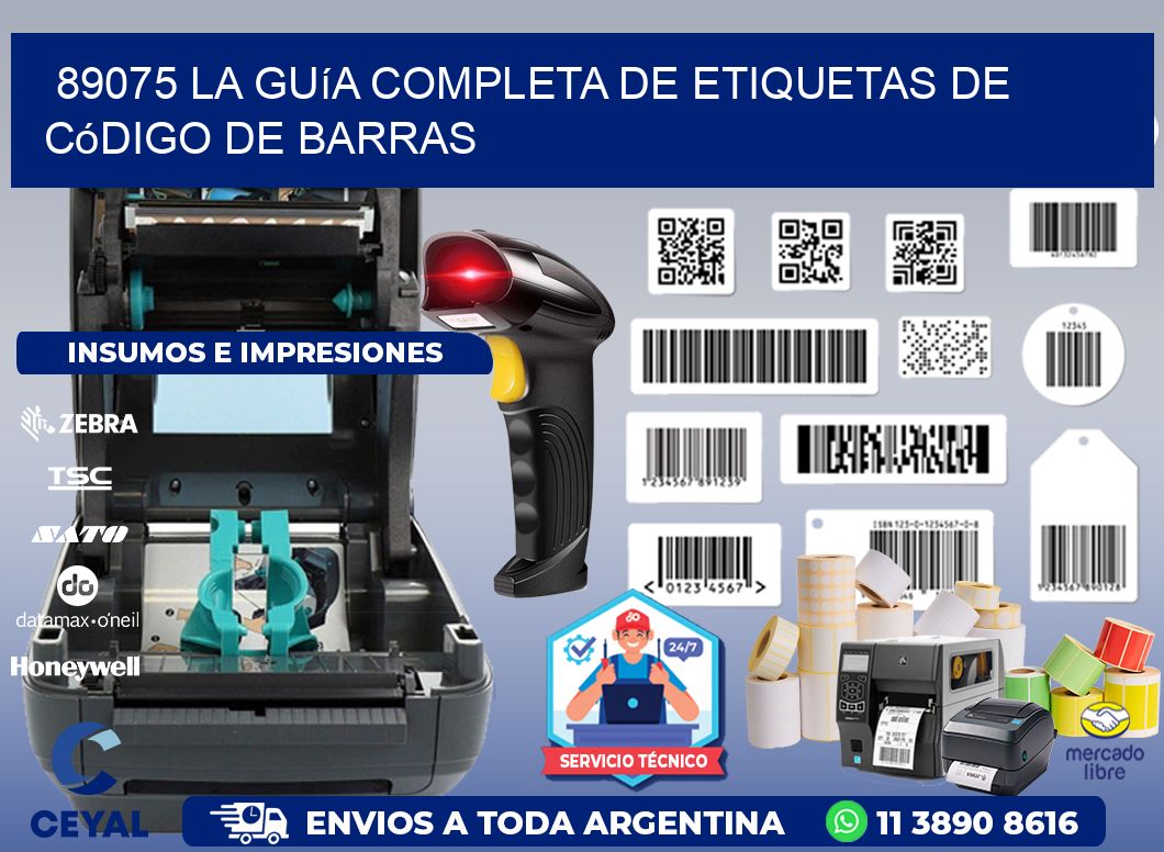 89075 La guía completa de etiquetas de código de barras