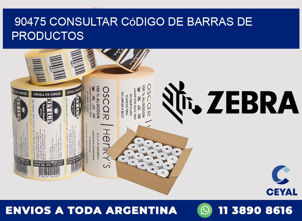 90475 Consultar código de barras de productos