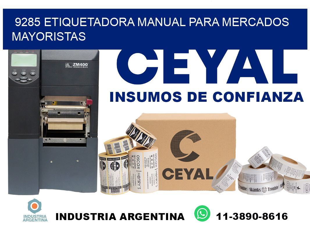 9285 etiquetadora manual para mercados mayoristas