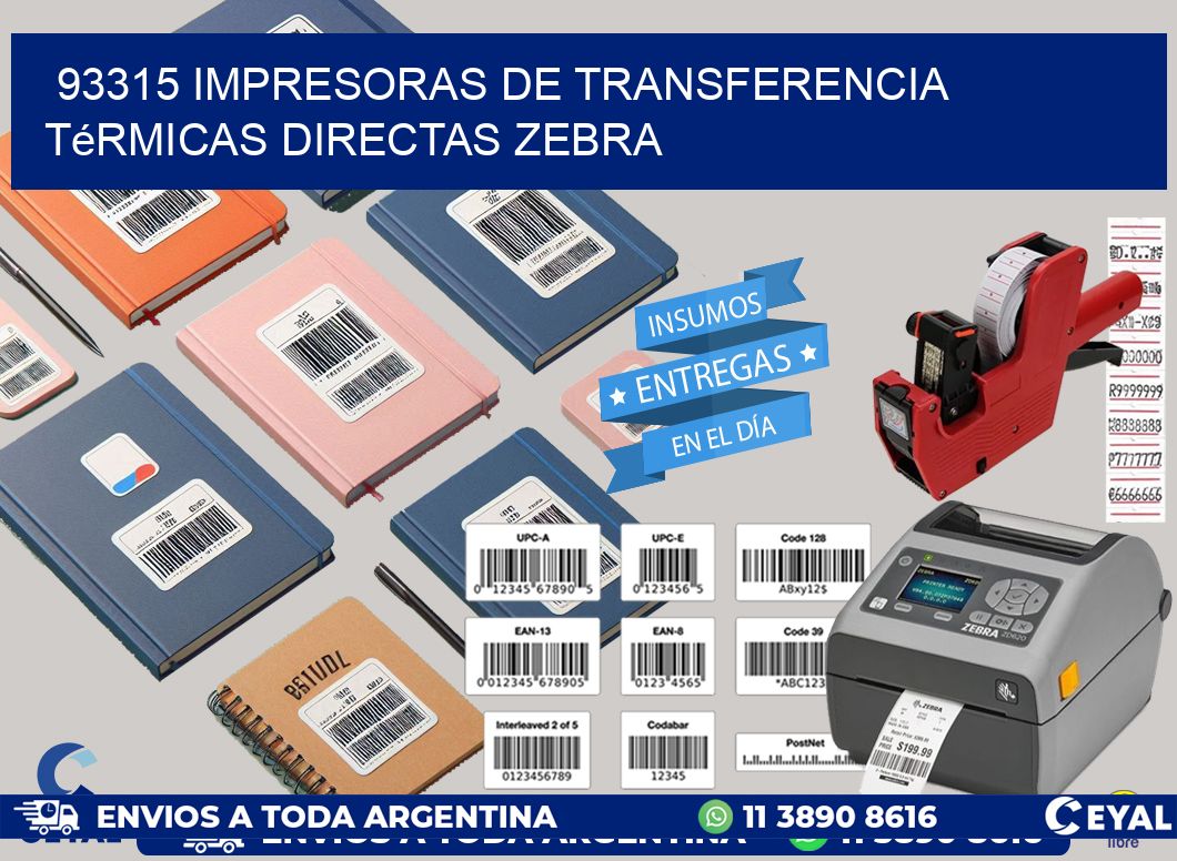 93315 impresoras de Transferencia  térmicas directas zebra