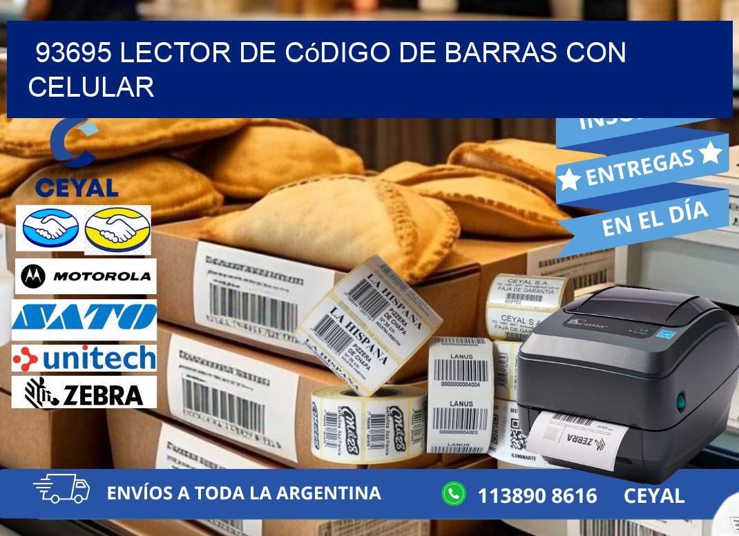 93695 Lector de código de barras con celular