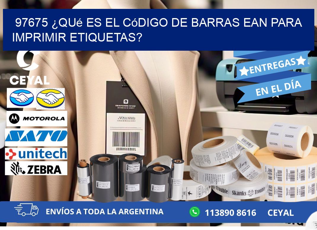 97675 ¿Qué es el código de barras EAN para imprimir etiquetas?