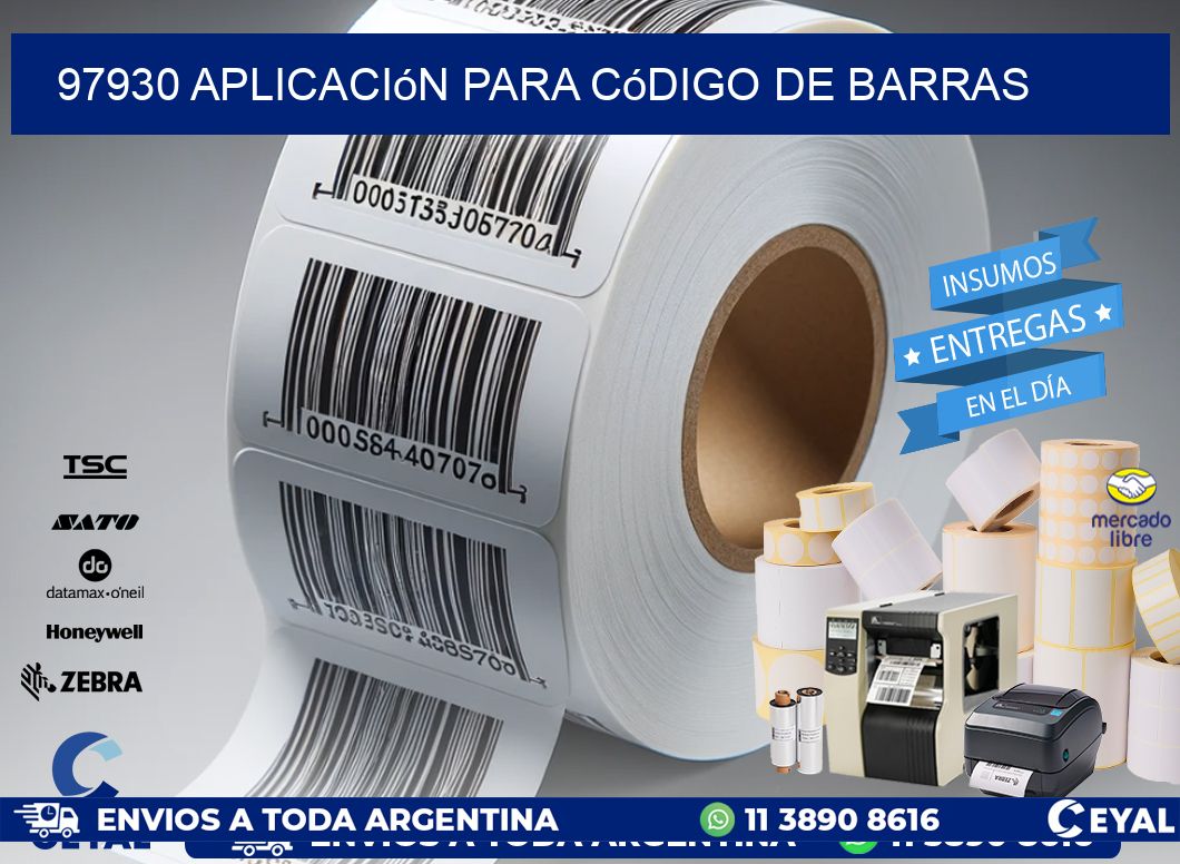 97930 Aplicación para código de barras