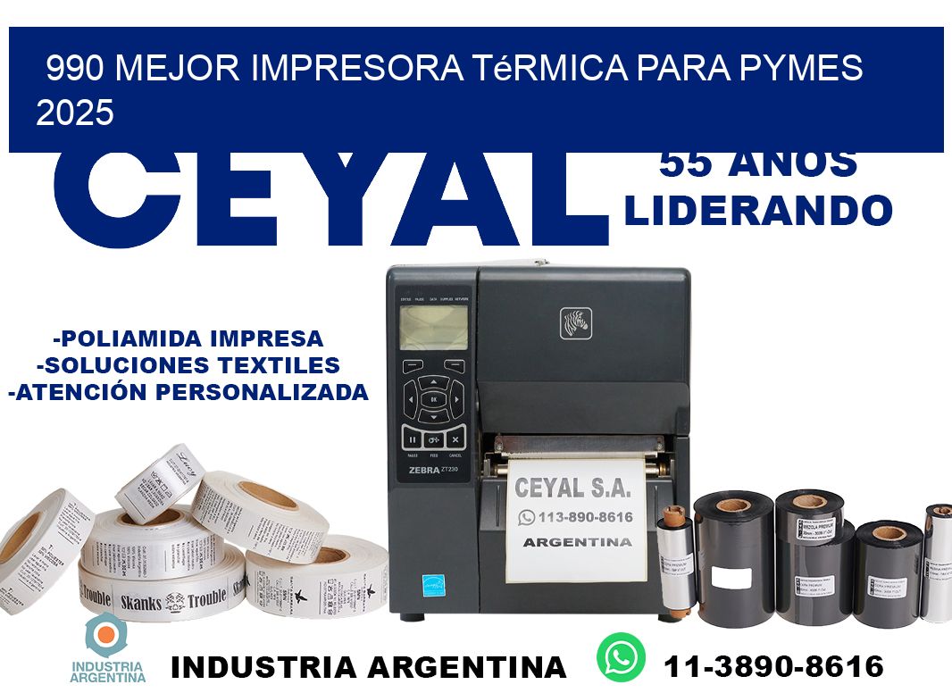 990 mejor impresora térmica para pymes 2025