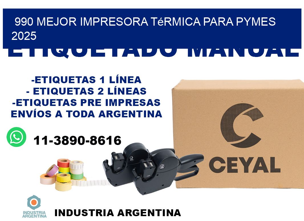 990 mejor impresora térmica para pymes 2025