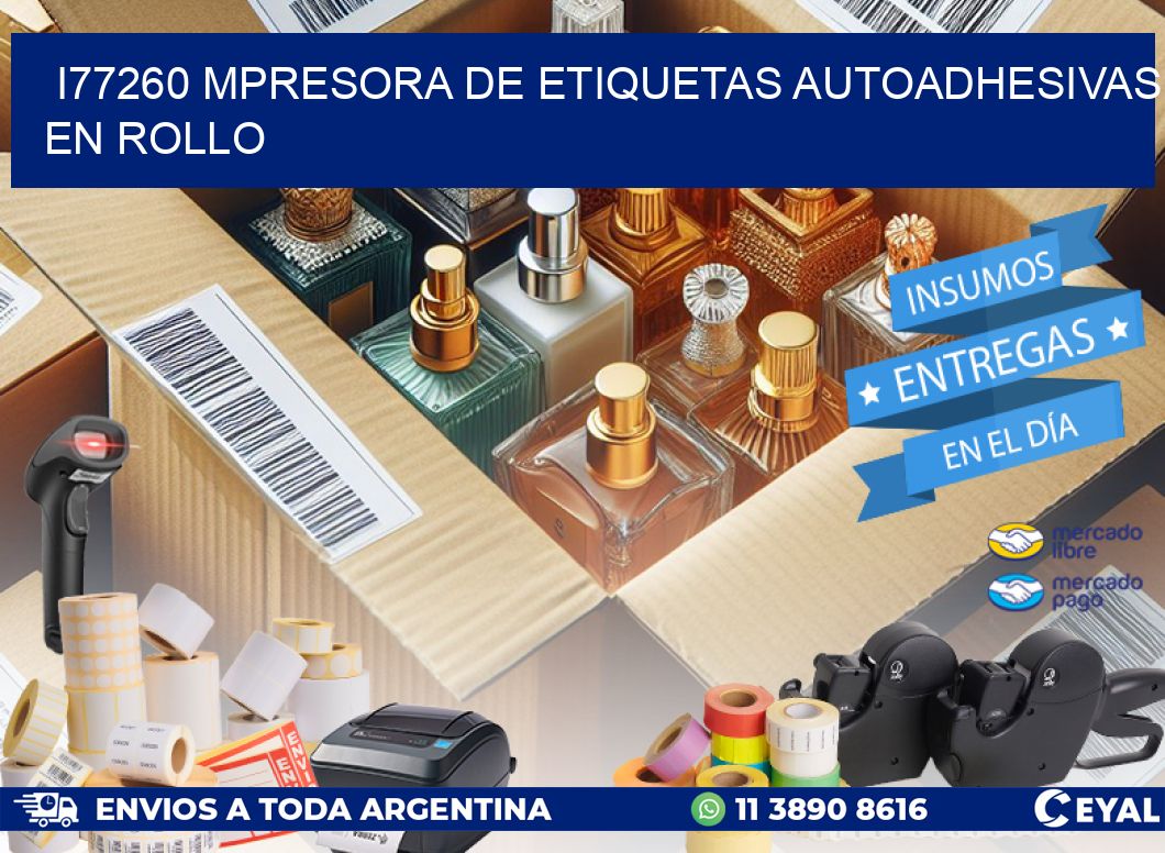 I77260 mpresora de etiquetas autoadhesivas en rollo