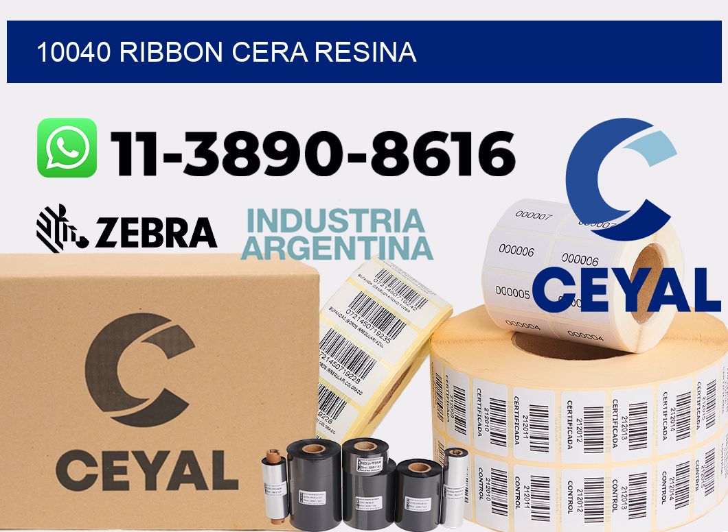 10040 ribbon cera resina