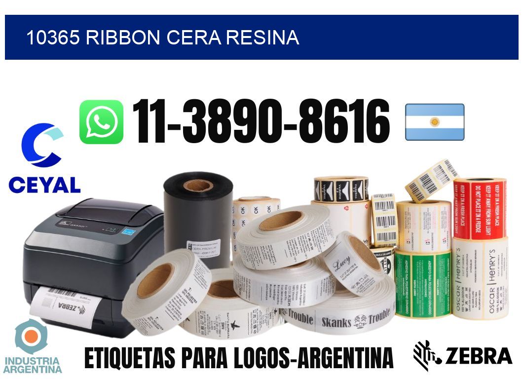 10365 ribbon cera resina