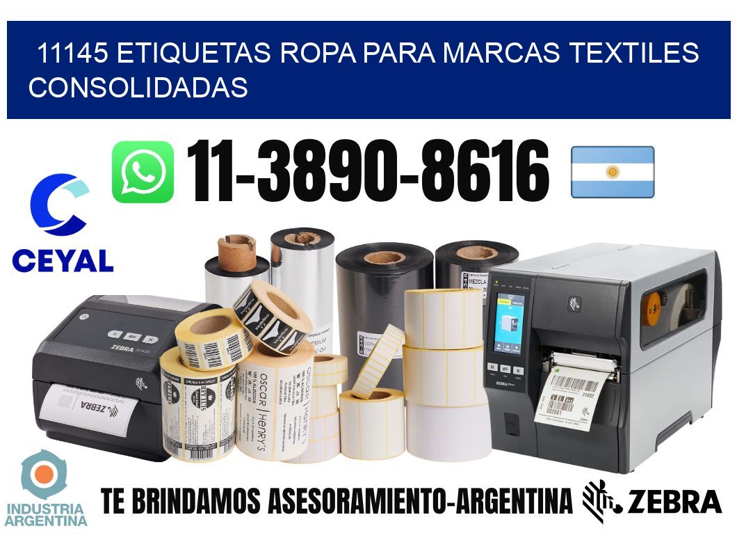 11145 Etiquetas ropa para marcas textiles consolidadas