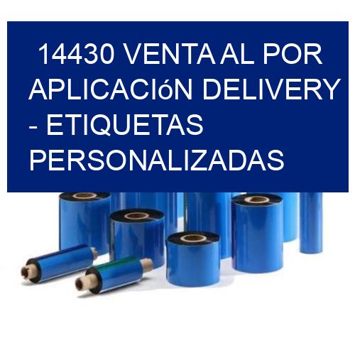 14430 Venta al Por Aplicación delivery - Etiquetas Personalizadas
