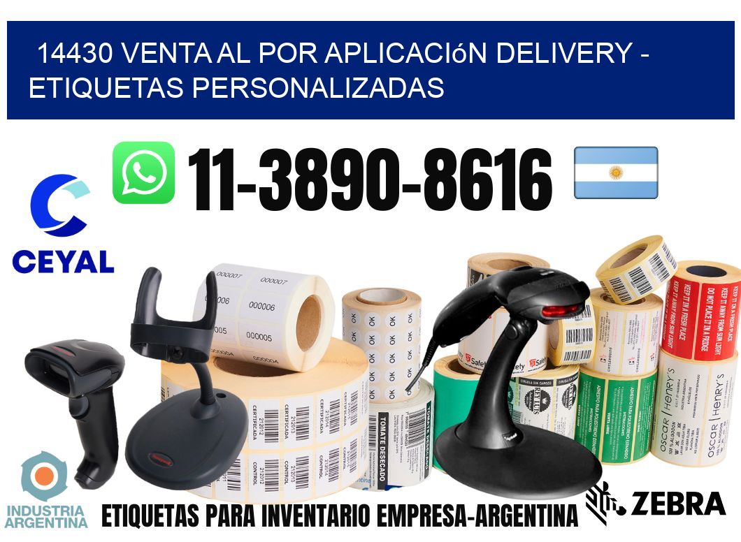 14430 Venta al Por Aplicación delivery – Etiquetas Personalizadas
