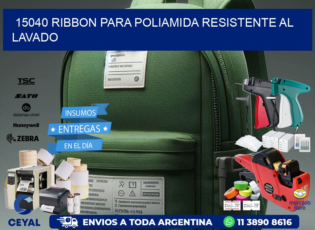 15040 ribbon para poliamida resistente al lavado