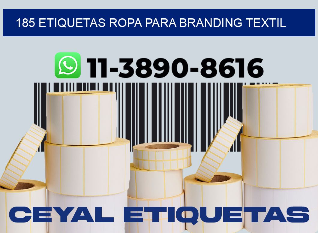 185 Etiquetas ropa para branding textil