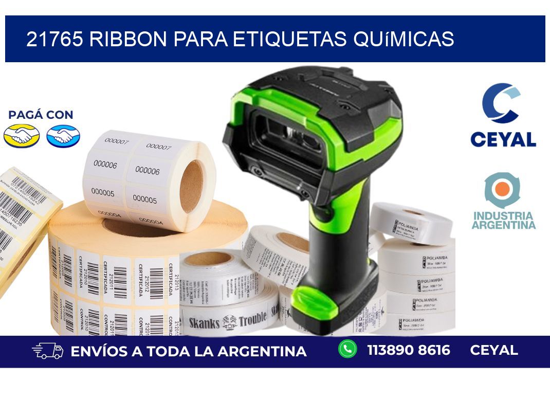 21765 ribbon para etiquetas químicas