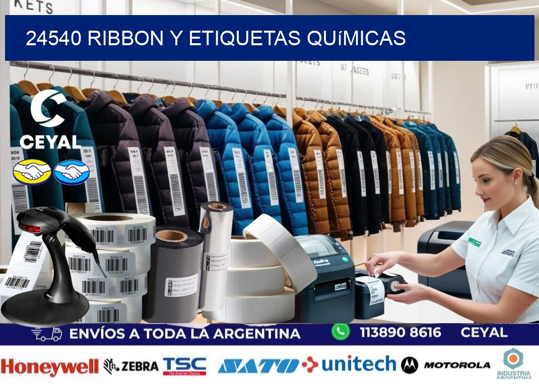 24540 ribbon y etiquetas químicas