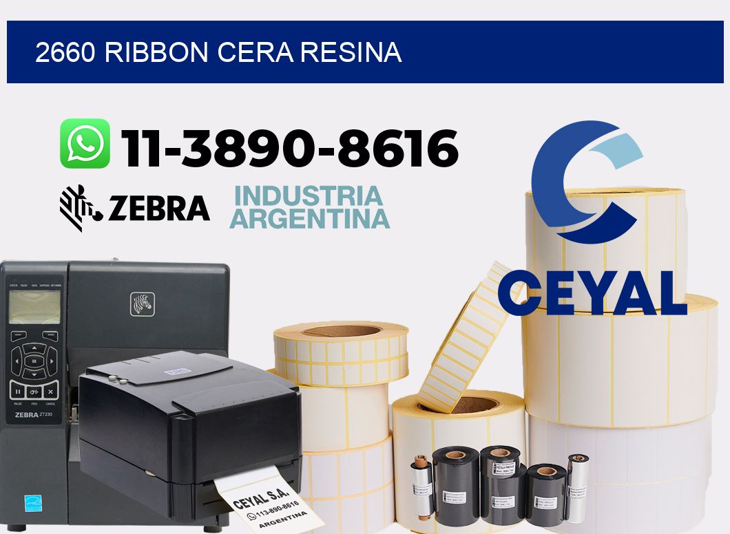 2660 ribbon cera resina