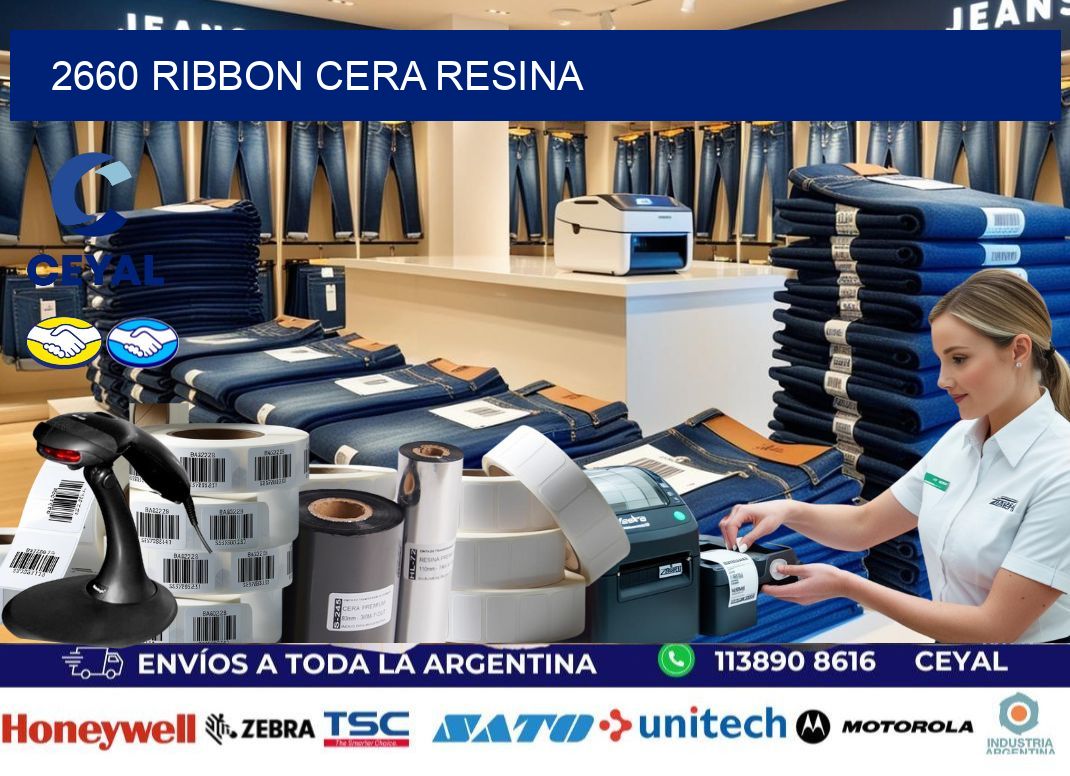 2660 ribbon cera resina