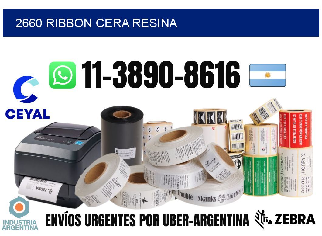 2660 ribbon cera resina