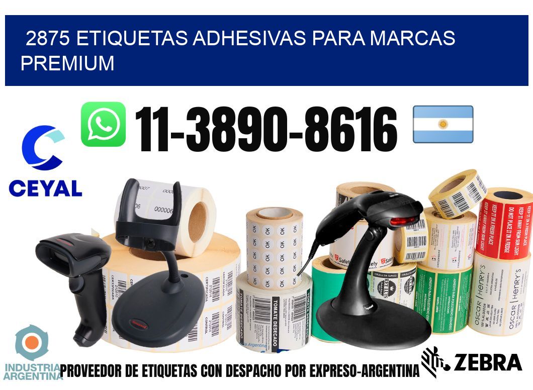 2875 Etiquetas adhesivas para marcas premium