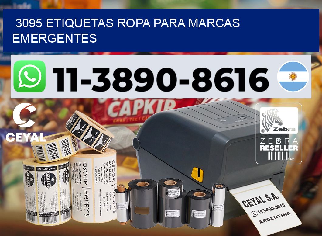 3095 Etiquetas ropa para marcas emergentes