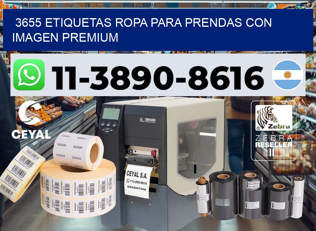 3655 Etiquetas ropa para prendas con imagen premium