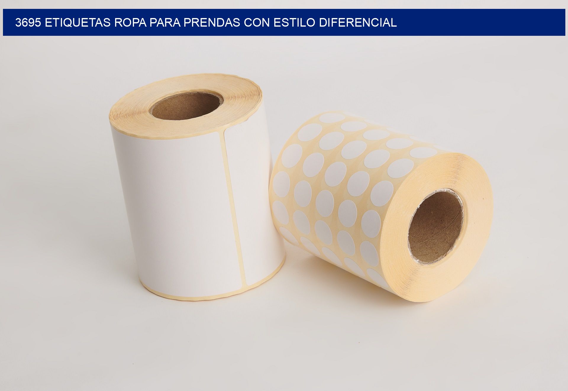 3695 Etiquetas ropa para prendas con estilo diferencial