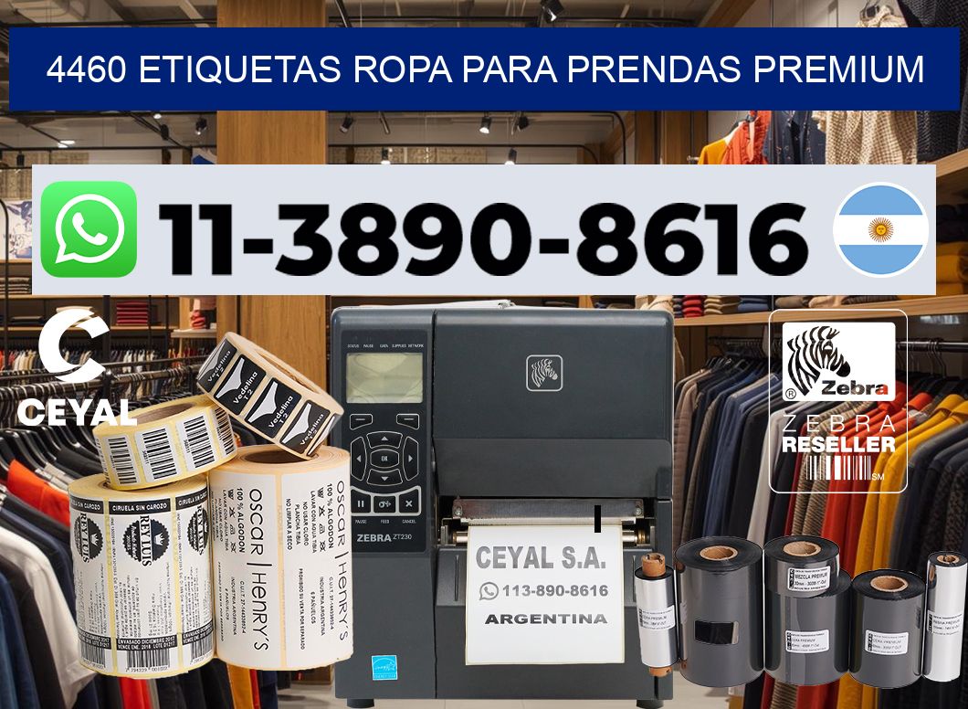 4460 Etiquetas ropa para prendas premium